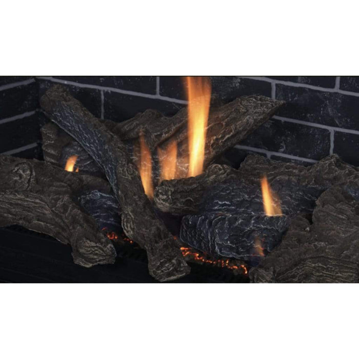 Superior 40" Traditional Direct Vent Propane Gas Fireplace With Top Vent, Electronic Ignition, and Aged Oak Logs - DRT2040TEP-C
